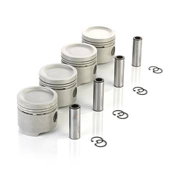 پیستون پیکان سایز استاندارد STD برند قائم  (پک شامل 4 عدد پیستون به همراه گژن پین و خار)